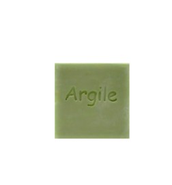 Savon végétal karité-argile verte.