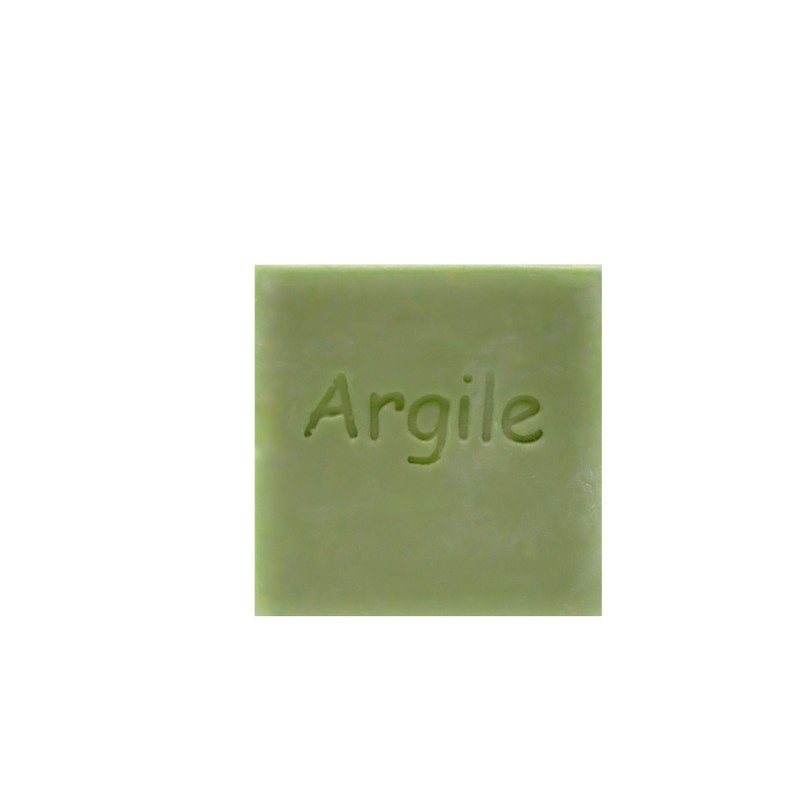 Savon végétal karité-argile verte.