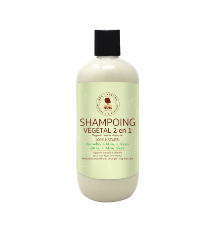 Shampoing Végétal 2 en 1 Gombo & Aloe Vera